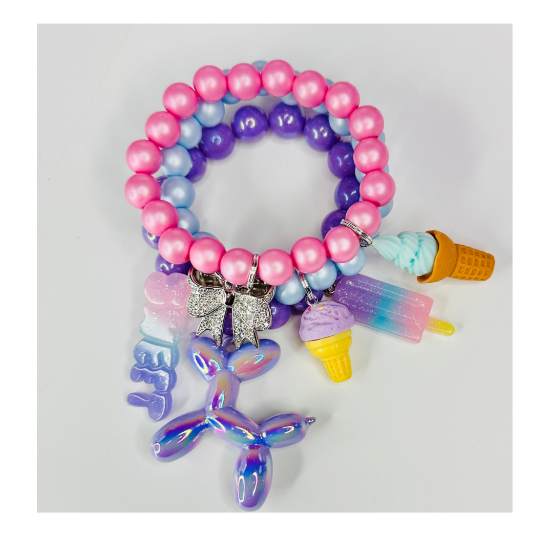 Kids charm bracelet, kids jewelry, kids clothing near me, unique kids clothing, novelty items, kids gift