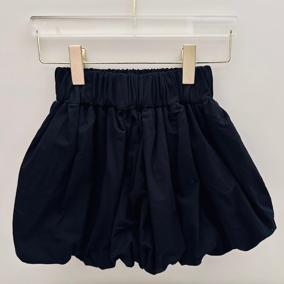 Kids Black Bubble Skirt